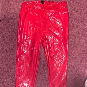 Latex leggings